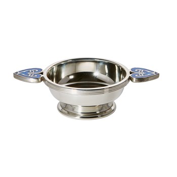 Medium Blue Heart Of The Highlands Quaich