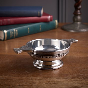 Celtic Band Medium Pewter Quaich