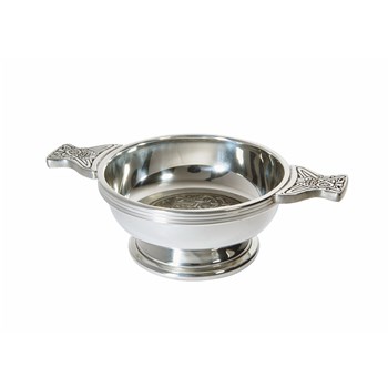 Medium Celtic Circle Pewter Quaich