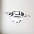 Medium Thistle Pewter Quaich