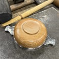 Medium Wood And Pewter Quaich