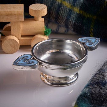 Baby Blue Heart Of The Highlands Small Quaich