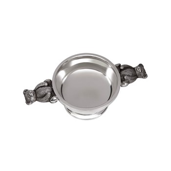 Teddy Handle Pewter Quaich Teddy Handle Pewter Quaich