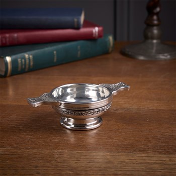 Celtic Band Small Pewter Quaich