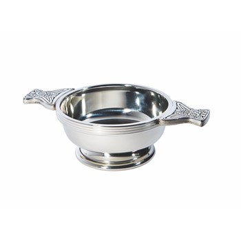 Celtic Circle Standard Pewter Quaich Celtic Circle Standard Pewter Quaich
