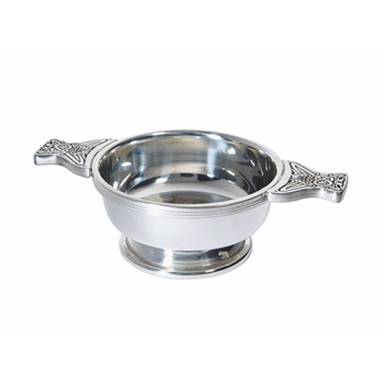 Lion Of Scotland Standard Pewter Quaich Lion Of Scotland Standard Pewter Quaich