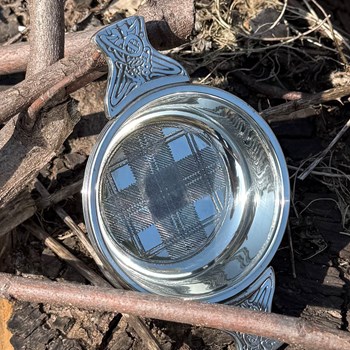 Standard Tartan Pewter Quaich