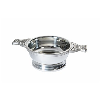 Glass Base Standard Pewter Quaich Glass Base Standard Pewter Quaich
