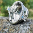 Standard Gem Handle Pewter Quaich