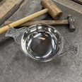 Large Plus Celtic Band Pewter Quaich