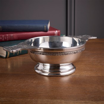 Celtic Band Pewter Large Plus Quaich