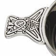Large Plus Celtic Band Pewter Quaich