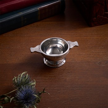 Extra Small Pewter Quaich