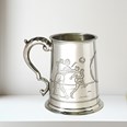 Football Scene One Pint Pewter Tankard