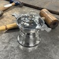Medium And Large Pewter Quaich Plinth