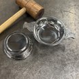 Medium And Large Pewter Quaich Plinth