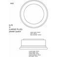 Large Plus Pewter Plinth Large Plus Pewter Plinth