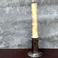 Large Celtic Base Pewter Candle Holder
