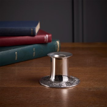 Small Celtic Pewter Candle Holder Small Celtic Pewter Candle Holder