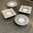 Round Celtic Cast Pewter T-Lite Candle Holder