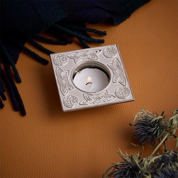 Square Celtic T-Lite Candle Holder