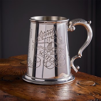 Scotland One Pint Pewter Tankard