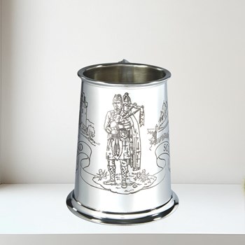 Scotland One Pint Pewter Tankard