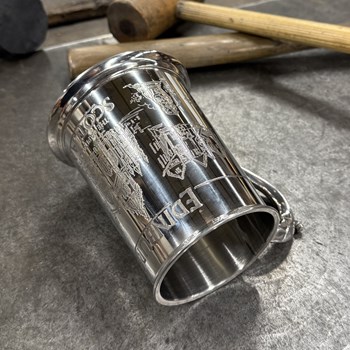 Edinburgh 1 pint pewter Tankard