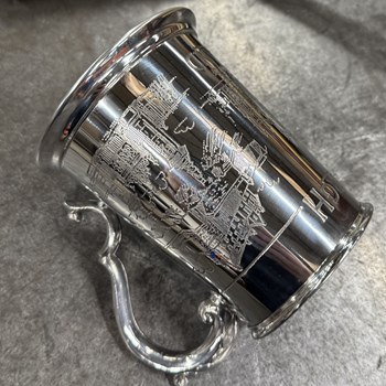 Edinburgh 1 pint pewter Tankard