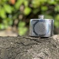 2oz Celtic Knot Pewter Kidney Hip Flask