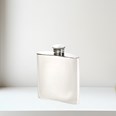 3oz Plain Pewter Kidney Hip Flask