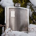 4oz Barley Pewter Kidney Hipflask