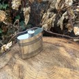 4oz Horizontal Celtic Bands Pewter Kidney Hip Flask