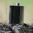 4oz Plain Pewter Kidney Hip Flask