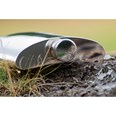 4oz Plain Pewter Kidney Hip Flask