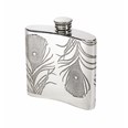 4oz Peacock Pewter Kidney Hipflask