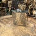 4oz Peacock Pewter Kidney Hipflask