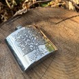 4oz Tree Of Life Tree Pewter Kidney Flask