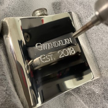 6oz Thistle Pewter Kidney Hip Flask