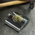 6oz Celtic Gold Pewter Kidney Hip Flask