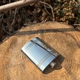 6oz Gothic Bands Pewter Kidney Hip Flask 6oz Gothic Bands Pewter Kidney Hip Flask