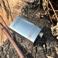 6oz Gothic Bands Pewter Kidney Hip Flask