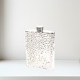 6oz Hammered Pewter Kidney Hip Flask