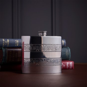 Kells 6oz Pewter Kidney Hip Flask