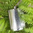 6oz Tiger Leaf Pewter Kidney Flask