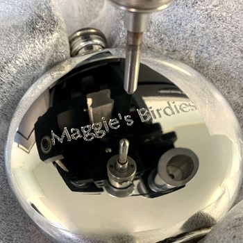 6oz Round Sunfish Pewter Flask 6oz Round Sunfish Pewter Flask