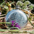 6oz Round Pewter Celtic Flask