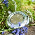 6oz Round Pewter Celtic Gold Flask