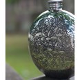 6oz Round Pewter Love Skull Flask