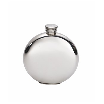 Knox 6oz Round Pewter Flask